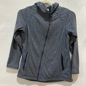 Columbia Sportwear Women’s‎ Long Sleeve Full Zip Grey Blue Sweatshirt Size XL